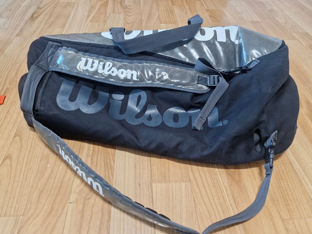 WILSON 윌슨 슈퍼투어 3 콤프 테니스 가방 (그레이) 이미지