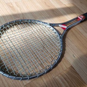 WILSON 윌슨 T3000 빈티지 테니스 금속 라켓 + 가방 이미지