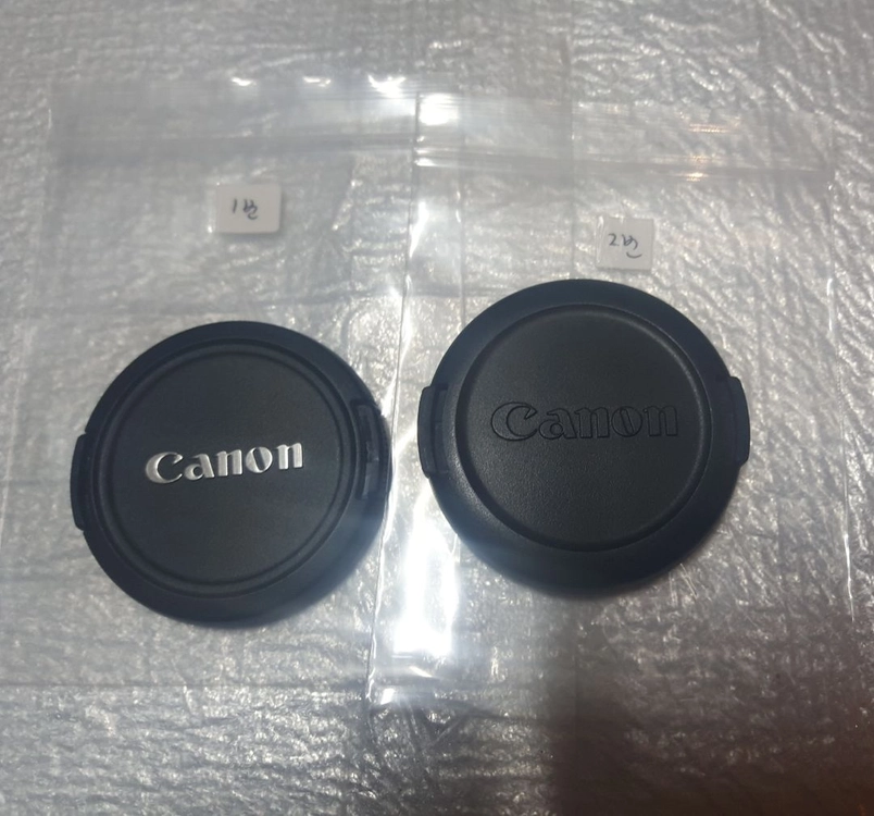 [일본 산] 캐논올드 렌즈캡 (52mm/58mm/67mm)CANON필름카메라/디지털카메라 렌즈용 이미지