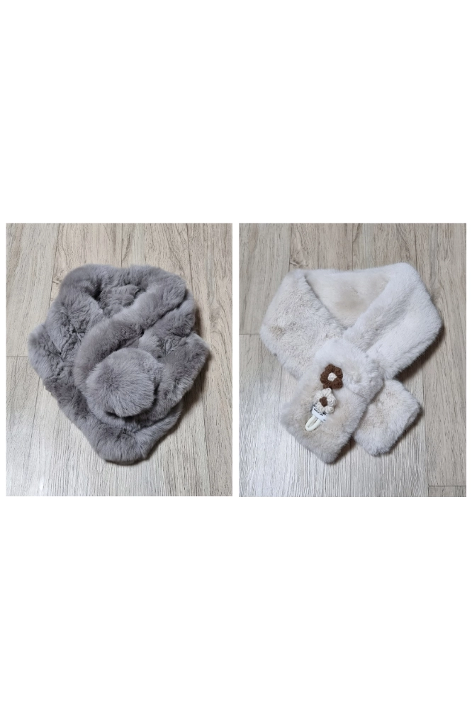아가타/아날도바시니 머플러 퍼 목도리 스카프 이미지