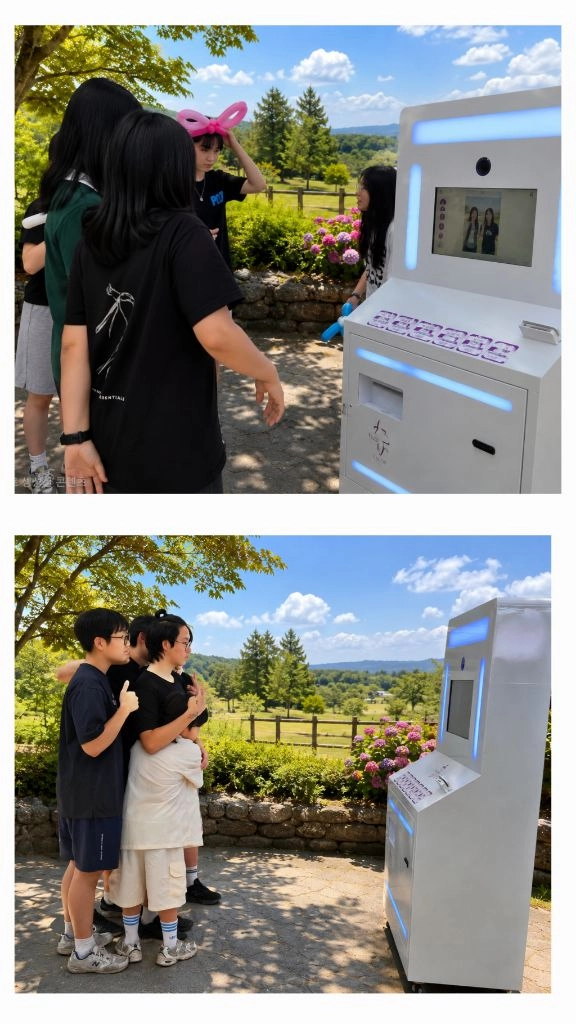 포토부스.인샹네컷.인생사진기계 렌탈 이미지