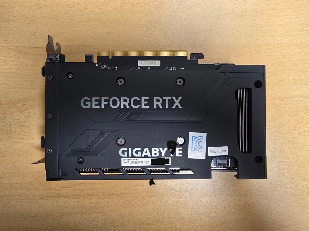 기가바이트 RTX4060Ti 윈드포스 이미지