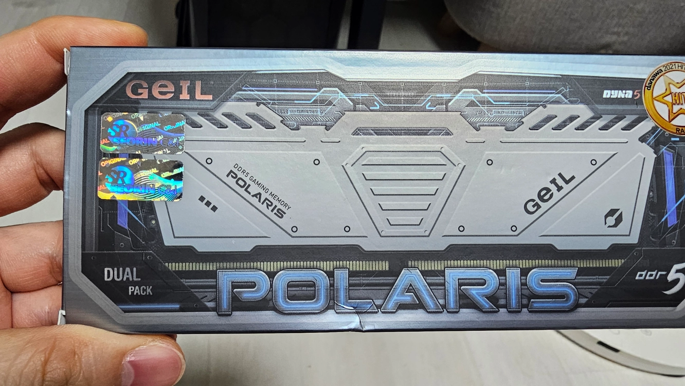 서린정품, GeIL DDR5-5200 CL34 16GB x 2 32GB 메모리 램 판매합니다. - 안심되는 중고거래