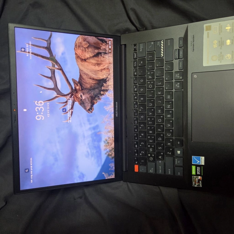 아수스비보북프로14x Oled 5800h 16g rtx3050 이미지
