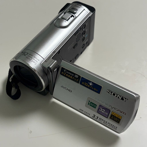 희귀) 소니 hdr-cx170 빈티지 캠코더 실버 이미지