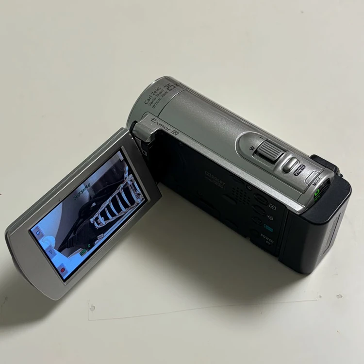 희귀) 소니 hdr-cx170 빈티지 캠코더 실버 이미지