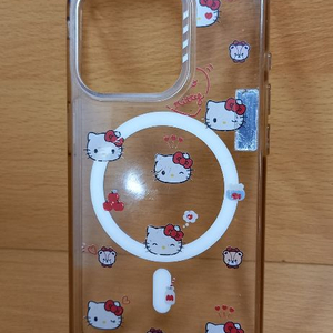 아이폰 15 프로 케이스, 헬로키티 맥세이프 투명 케이스 이미지