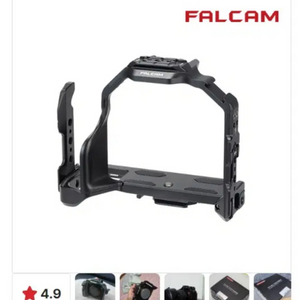[FALCAM] 팔캠 FC3605C 소니 A7M5 A7M4 A7R5 카메라 케이지 F22 F38 F50 블랙 이미지
