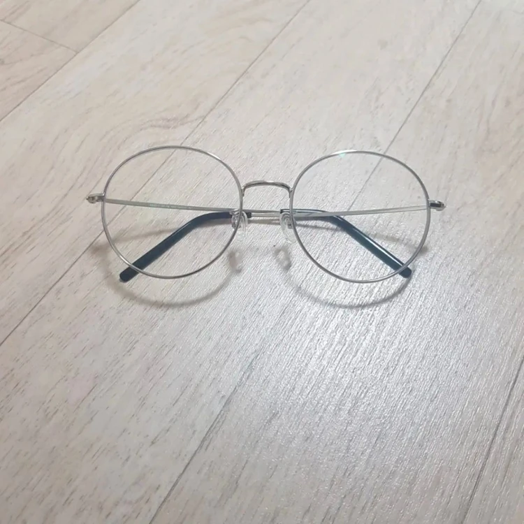 타원형 자외선+블루라이트 차단 안경 국산 거의새상품 안경알 큰 사이즈 이미지