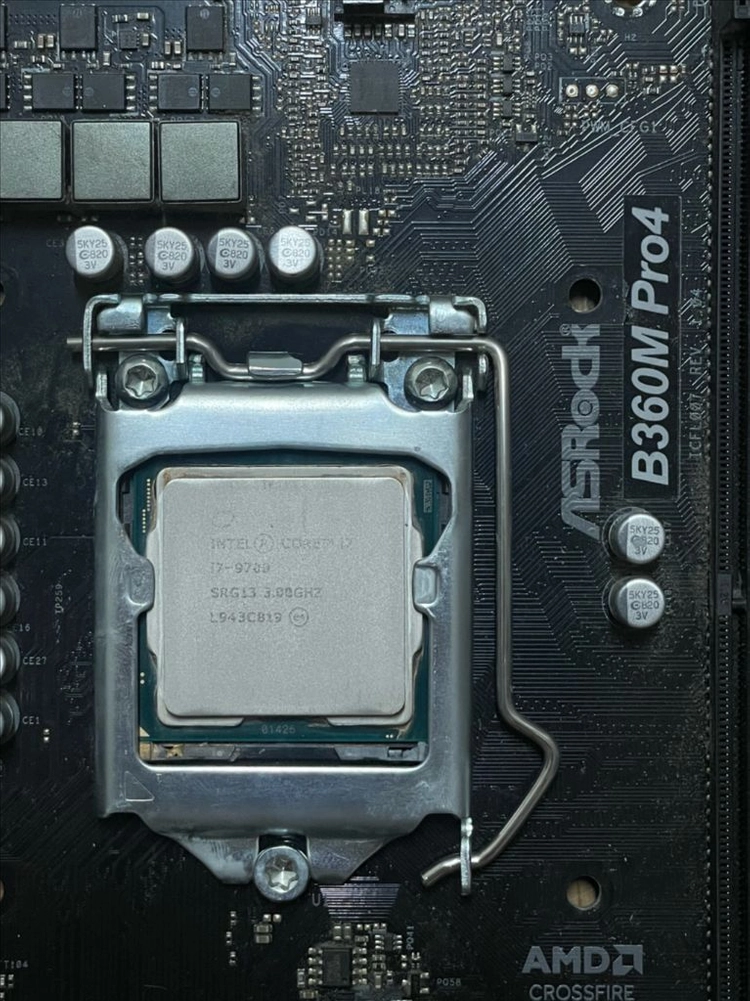 i7 9700 보드세트 B360M 메인보드, 공랭 쿨러타워 풀세트로 판매합니다. 이미지