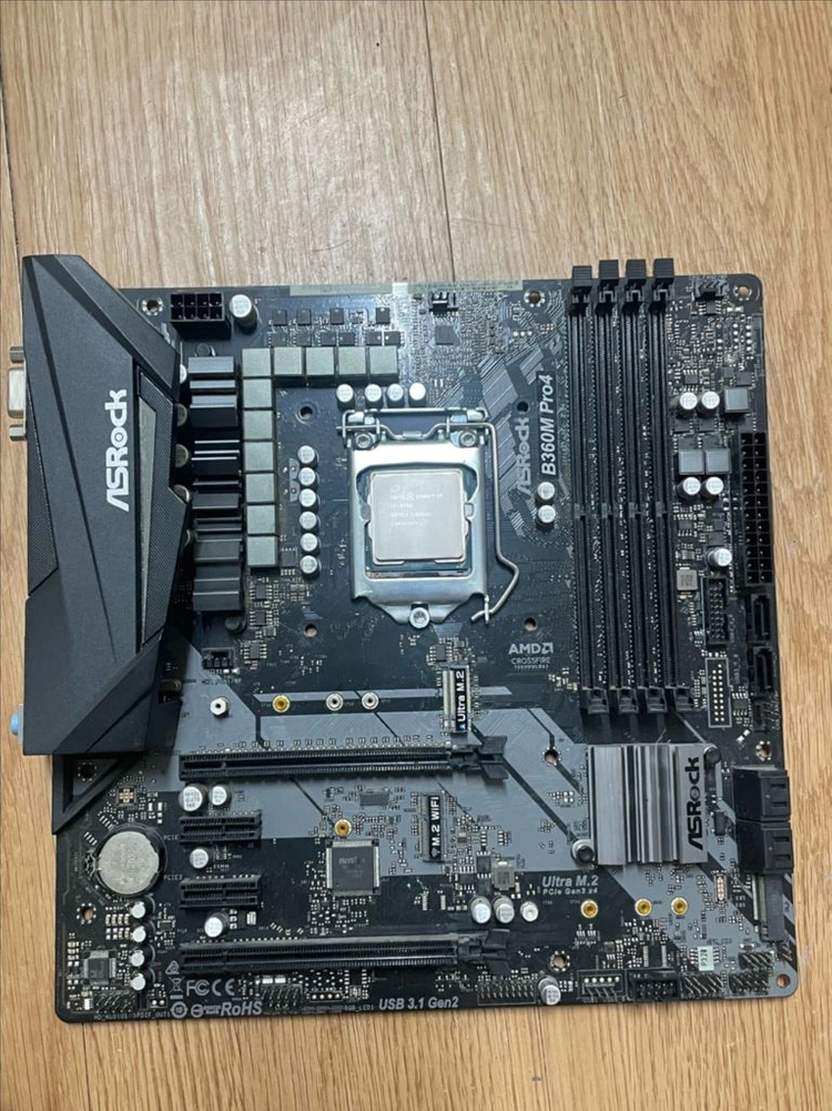 i7 9700 보드세트 B360M 메인보드, 공랭 쿨러타워 풀세트로 판매합니다. 이미지