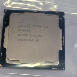 인텔 코어 i3-9100T CPU 저전력 9세대 쿨러 포함 이미지