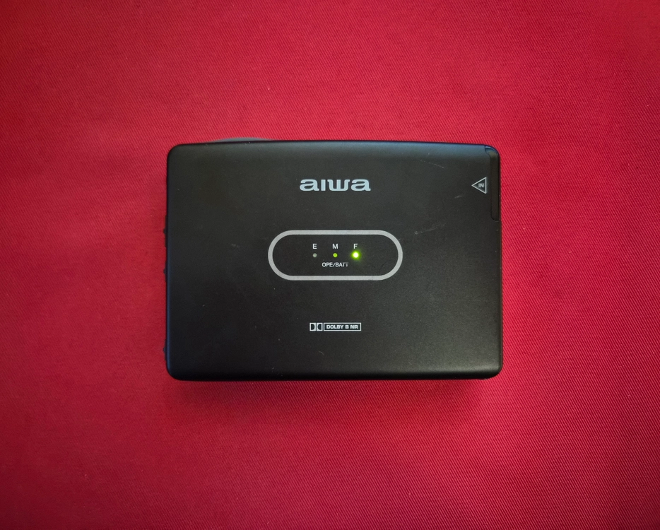 AIWA HS-PX550 아이와 카세트 워크맨 블랙 정상작동품 이미지