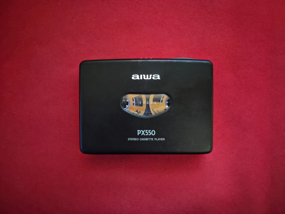 AIWA HS-PX550 아이와 카세트 워크맨 블랙 정상작동품 이미지