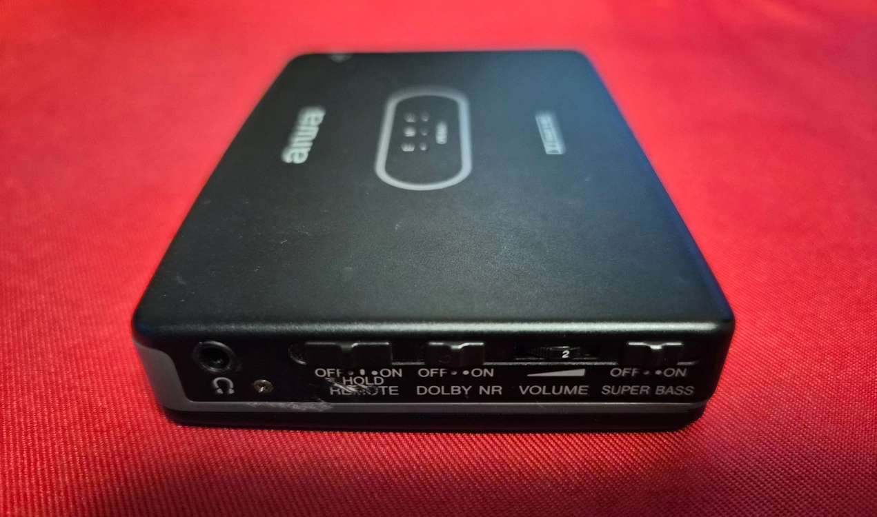 AIWA HS-PX550 아이와 카세트 워크맨 블랙 정상작동품 이미지