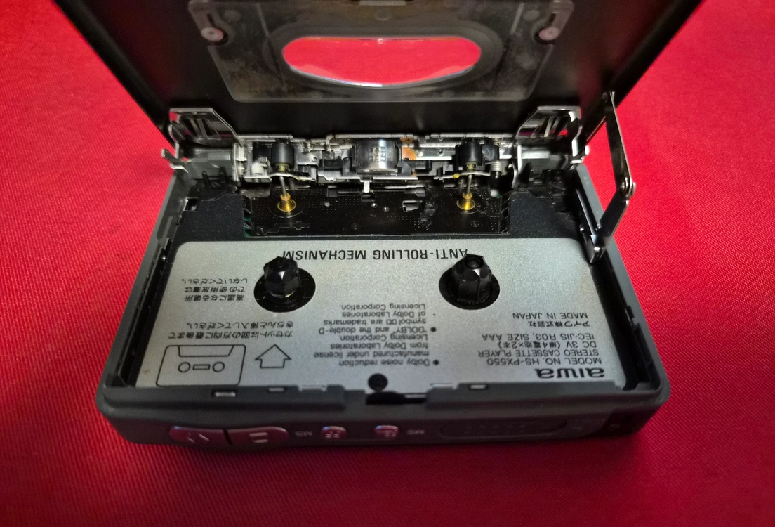 AIWA HS-PX550 아이와 카세트 워크맨 블랙 정상작동품 이미지