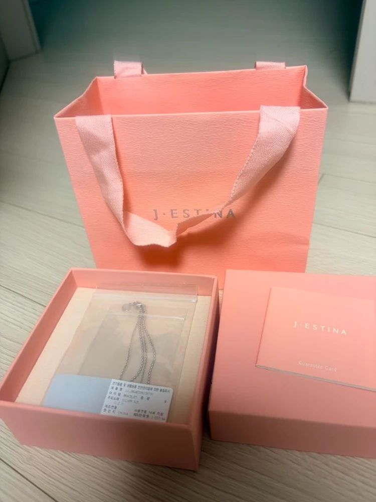제이에스티나 실버 팔찌 (새제품) 이미지