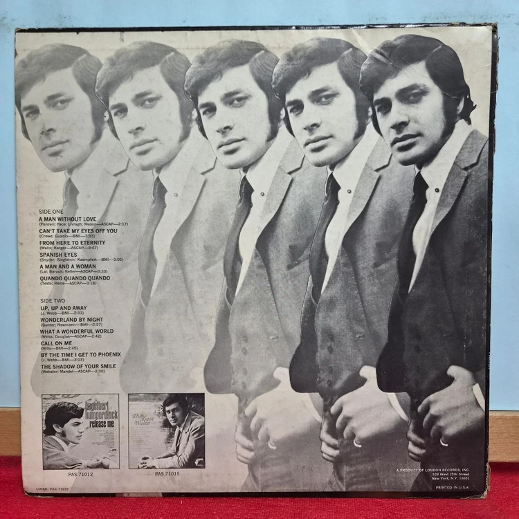 Engelbert Humperdinck A Man Without Love LP 8047 이미지
