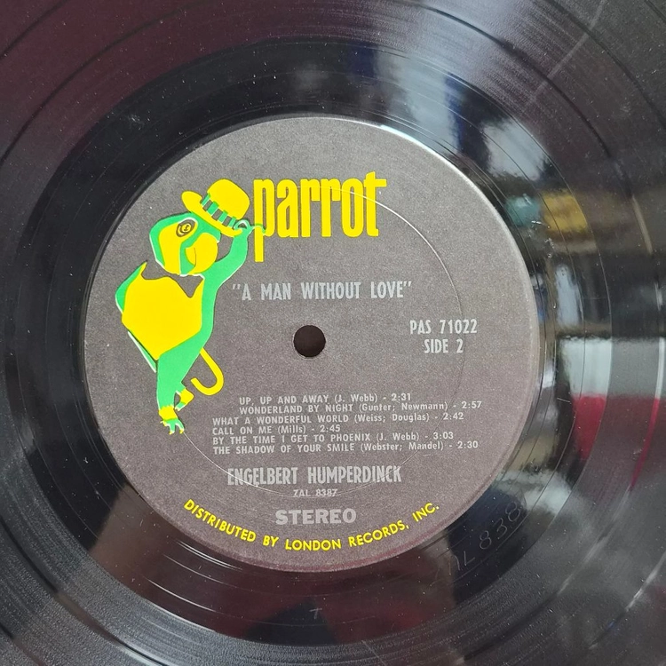 Engelbert Humperdinck A Man Without Love LP 8047 이미지