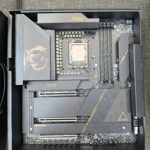 인텔 i9 13900ks + msi meg z790 ace 이미지