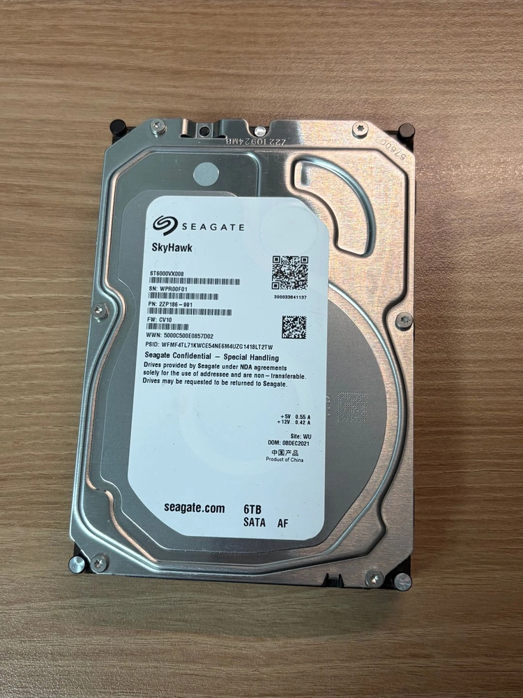 Seagate 씨게이트 Skyhawk 스카이호크 6TB HDD 판매합니다 이미지