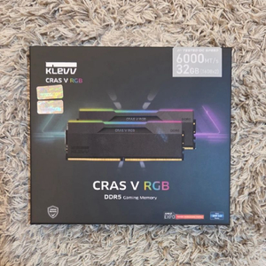 [판매] KLEVV DDR5-6000 CRAS V RGB 32GB(블랙) 미개봉 이미지
