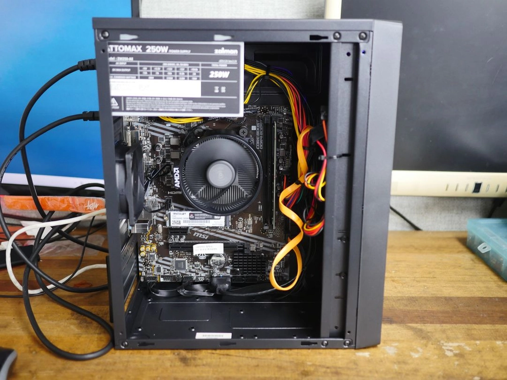 사무용 캐주얼게임용 PC 라이젠5 5500GT 16GB 정품윈11홈 새제품 이미지