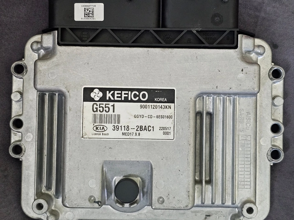 (중고) 기아 K3 중고 ECU (초기화완료제품) 39118-2BAC1 / 391182BAC1 / 39118-2B 이미지