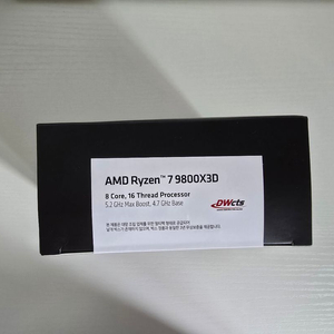 AMD 라이젠7-6세대 9800X3D (그래니트 릿지) (멀티팩 정품)미개봉새제품 이미지