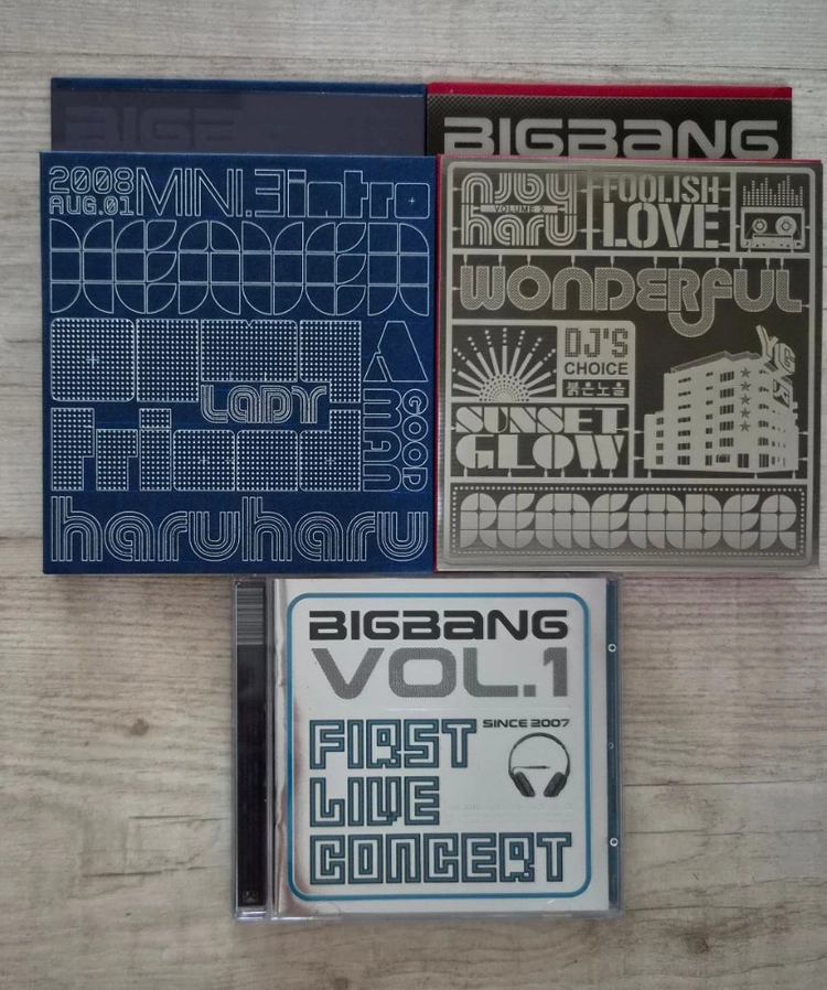 빅뱅 초반 CD 앨범 일괄3권 이미지