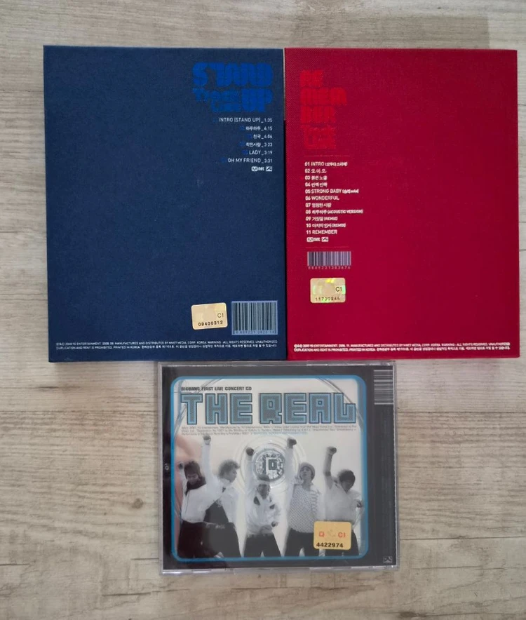 빅뱅 초반 CD 앨범 일괄3권 이미지