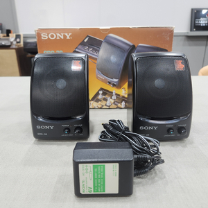 SONY SRS-38 BeSIDE 빈티지 액티브 스피커 풀세트 이미지
