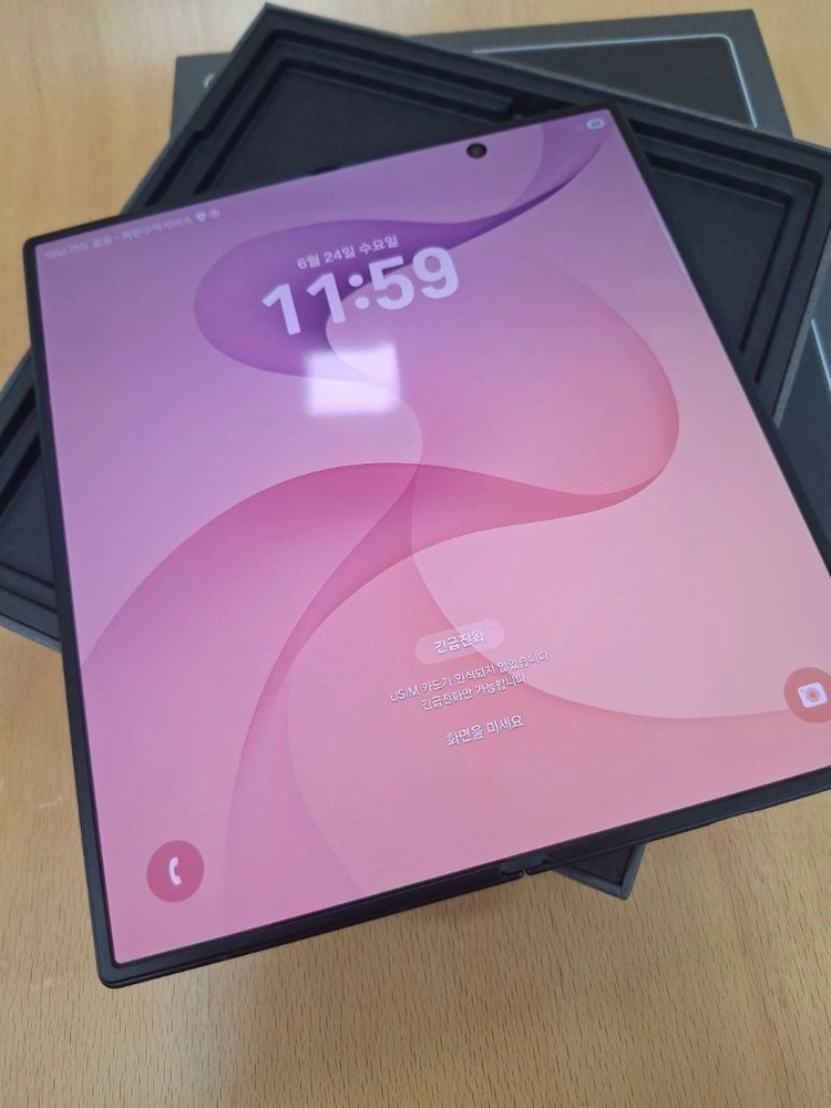 단순개봉 갤럭시Z폴드8울트라 512GB 단말자급제 판매합니다. 이미지