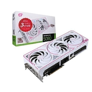 COLORFUL iGame 컬러풀 지포스 RTX 5080 ULTRA OC White D7 16GB 미개봉 새제품 이미지