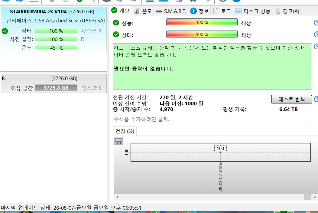 씨게이트 바라쿠다 HDD 4TB 5400/256M 이미지