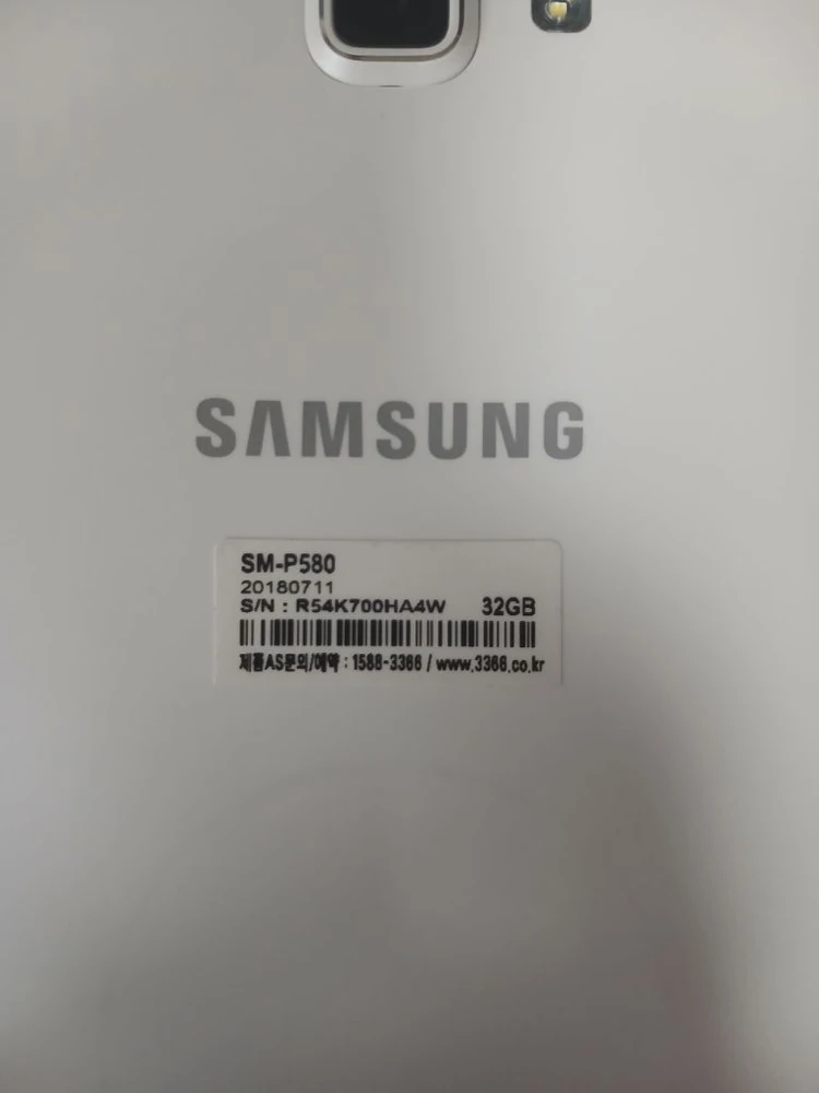 갤럭시탭 a6 sm-p580 이미지
