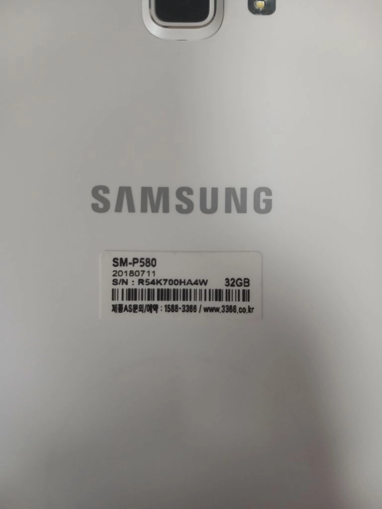갤럭시탭 a6 sm-p580 이미지