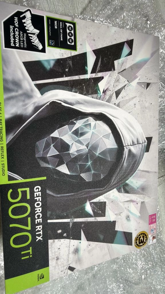 rtx 5070ti 갤럭시 호프 galax hof hall of fame - 안심되는 중고거래