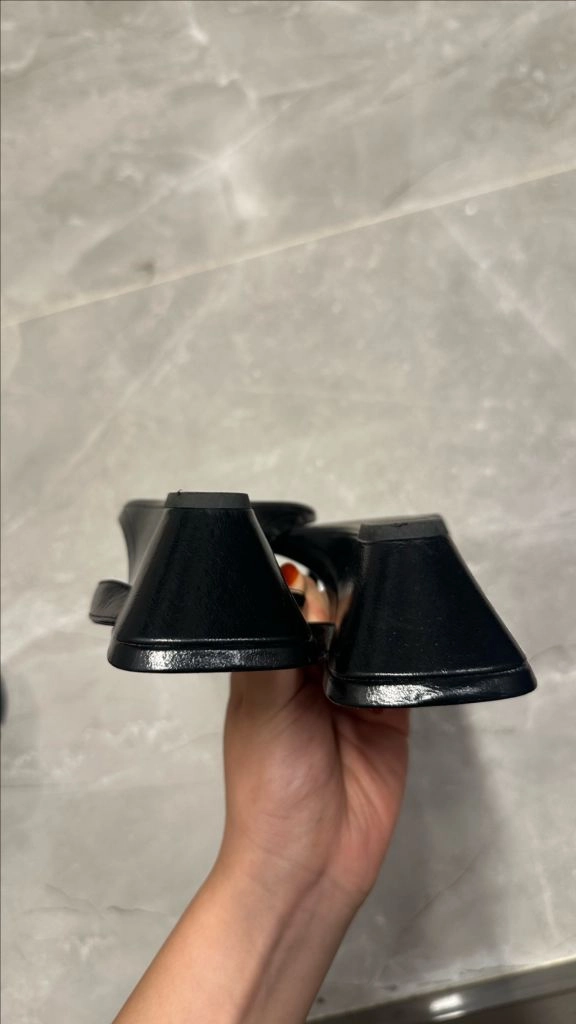 자라 블랙 웨지힐 샌들 39 (245-250) 이미지
