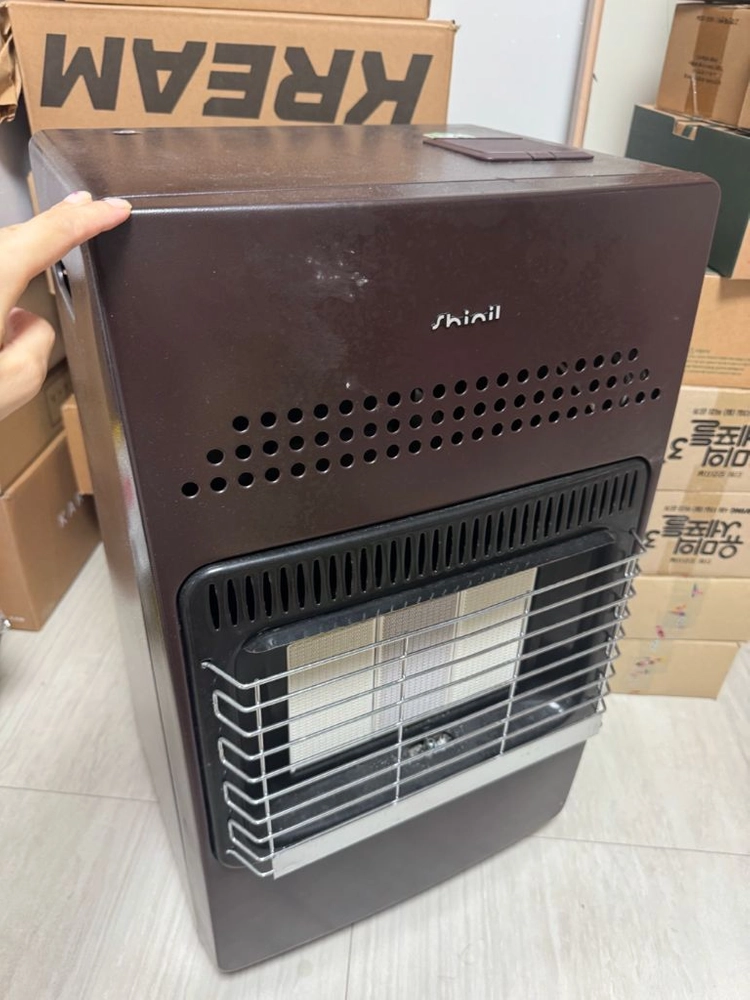 신일 이동식 가스난로 캐비넷히터(가스통 포함) 이미지