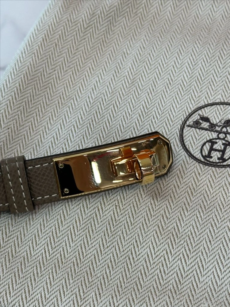 [풀구성]에르메스 켈리 벨트 에토프 로즈골드 앱송 18mm 이미지