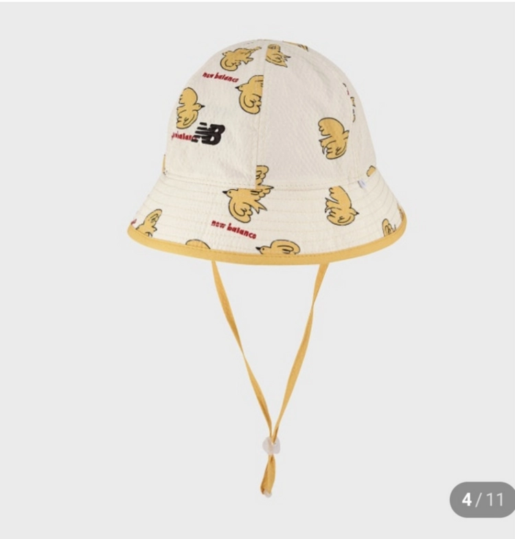 뉴발란스키즈 미니가방 & 모자 리버서블 버킷햇 52cm 이미지