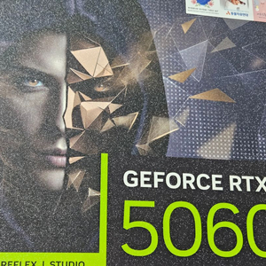 갤럭시 rtx 5060 8gb lp(low profile, 슬림 그래픽카드) 블랙 모델 미개봉 이미지