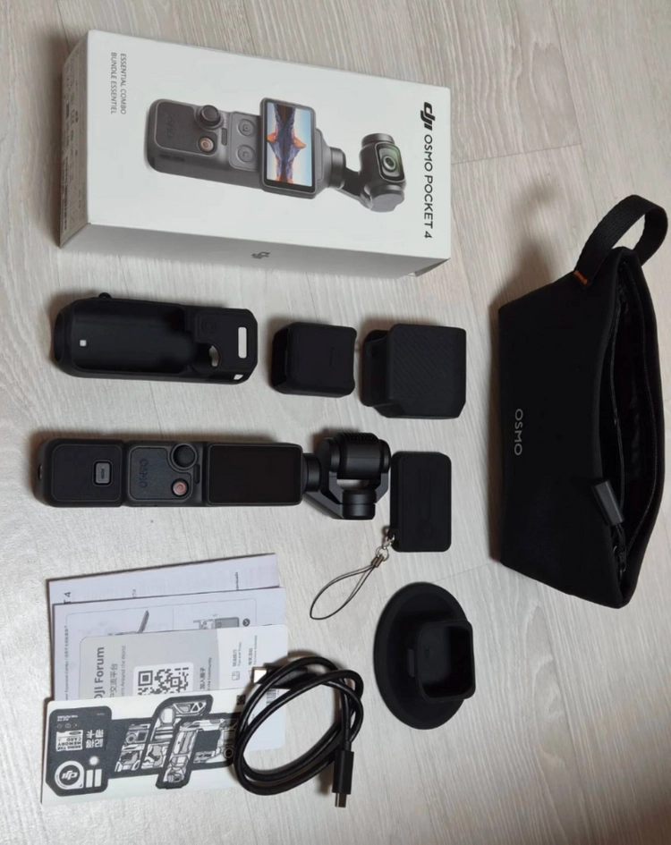 DJI 오즈모 포켓 4 에센셜 콤보 팔아요 - 안심되는 중고거래