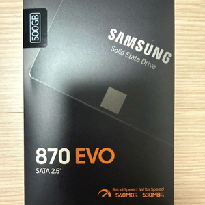 삼성 SSD 870 EVO 500GB(미개봉 새제품) 이미지