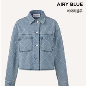[거의 새것.한 번 착용] 칼 라거펠트 청/데님 자켓. 사이즈: 66 (루즈핏), 색상: 에어리블루 이미지
