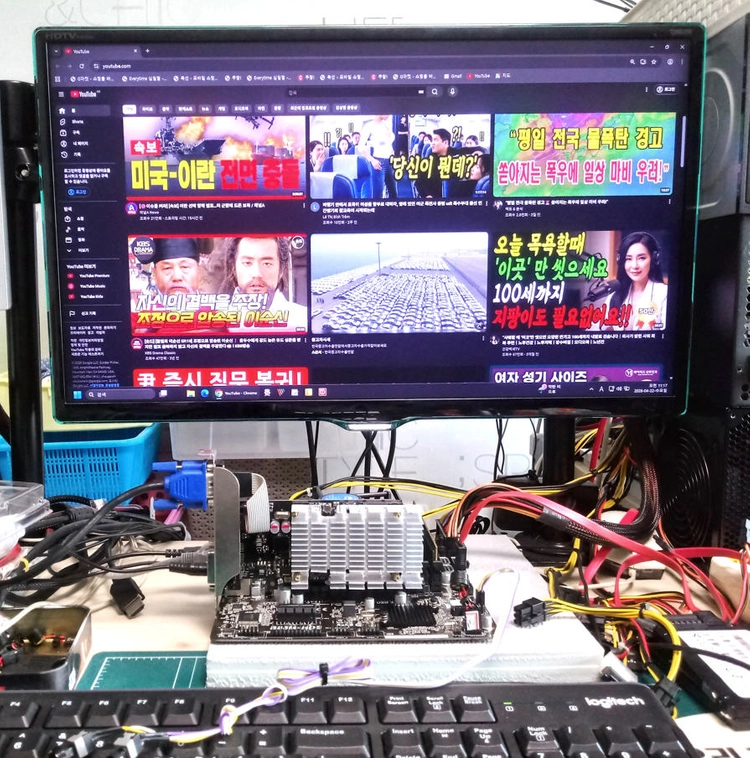 B85M-HDS ASRock메인보드+i5-4460(3.2GHz,4C,4T)CPU+12GB RAM 이미지
