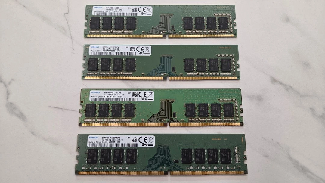 삼성 데스크탑 DDR4 8GB PC4-2666V/2400T 메모리 (수량 4개) - 안심되는 중고거래