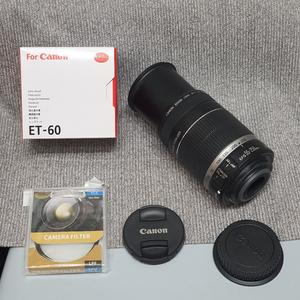 캐논 EF-S 55-250mm IS 망원 줌렌즈+신품후드,필터 이미지