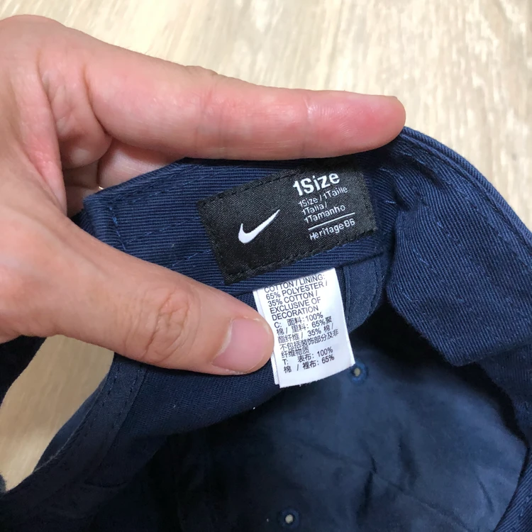 (OS) 나이키 NIKE 헤리티지86 퓨추라 워시드 볼캡 모자 네이비 이미지